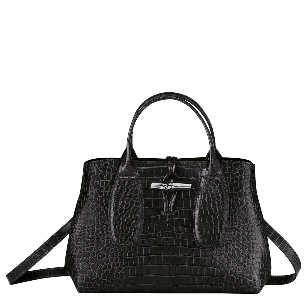 商品Longchamp|Top handle bag M Roseau Black (10058HTS001),价格¥4349,第1张图片