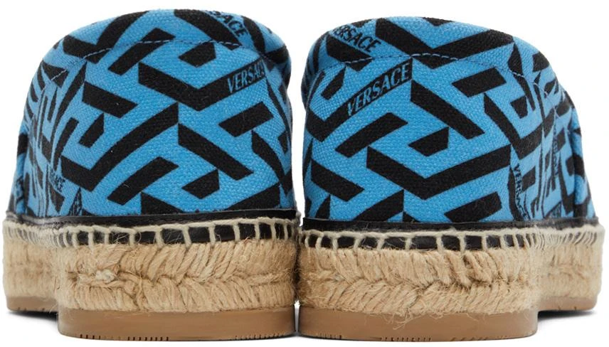 商品Versace|Blue Canvas Espadrilles,价格¥1996,第2张图片详细描述