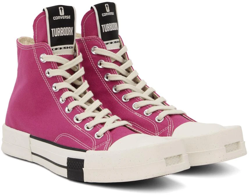 商品Rick Owens|Pink Converse Edition TURBODRK Chuck 70 Sneakers,价格¥709,第4张图片详细描述