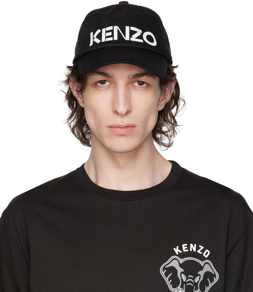 商品Kenzo|Black Kenzo Paris 'Kenzo Graphy' Cap,价格¥512,第1张图片