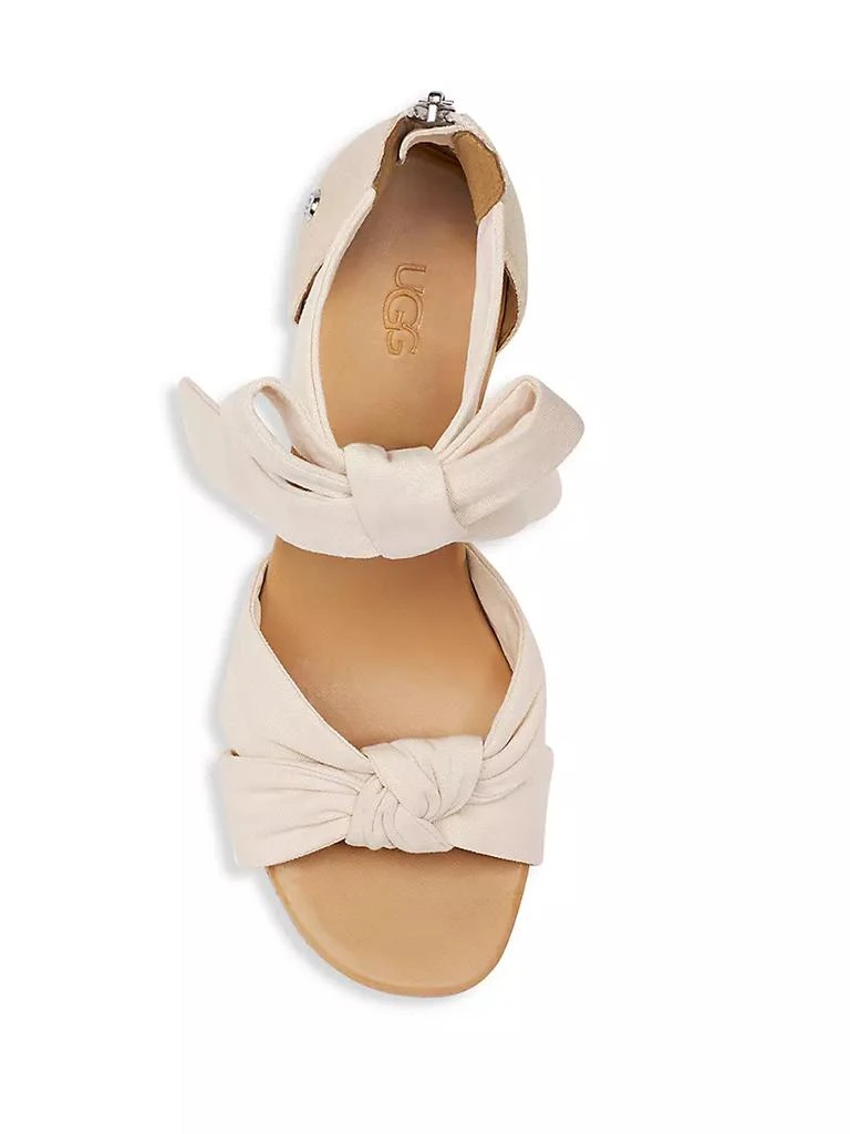 商品UGG|Yarrow Suede Espadrille Wedge Sandals,价格¥741,第5张图片详细描述