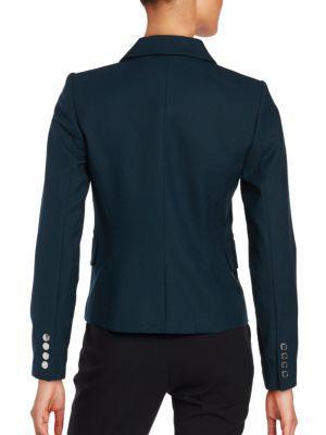 商品Karl Lagerfeld Paris|Textured 2-Button Blazer,价格¥372,第4张图片详细描述