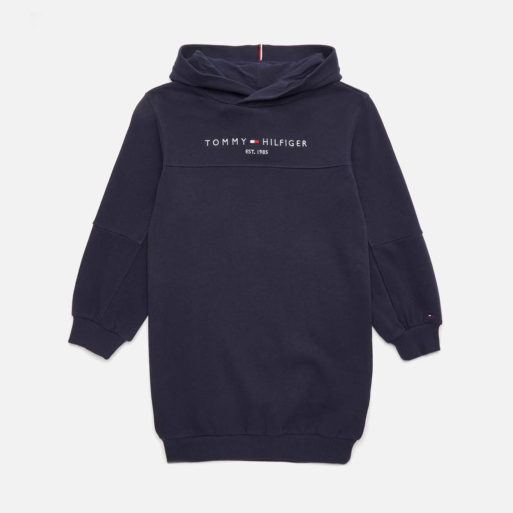 商品Tommy Hilfiger|Tommy Hilfiger Girls' Essential Hoodie Dress Long Sleeve - Twilight Navy,价格¥263,第1张图片