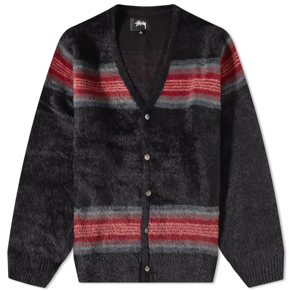 商品STUSSY|Stussy Stripe Shaggy Cardigan,价格¥1403,第1张图片