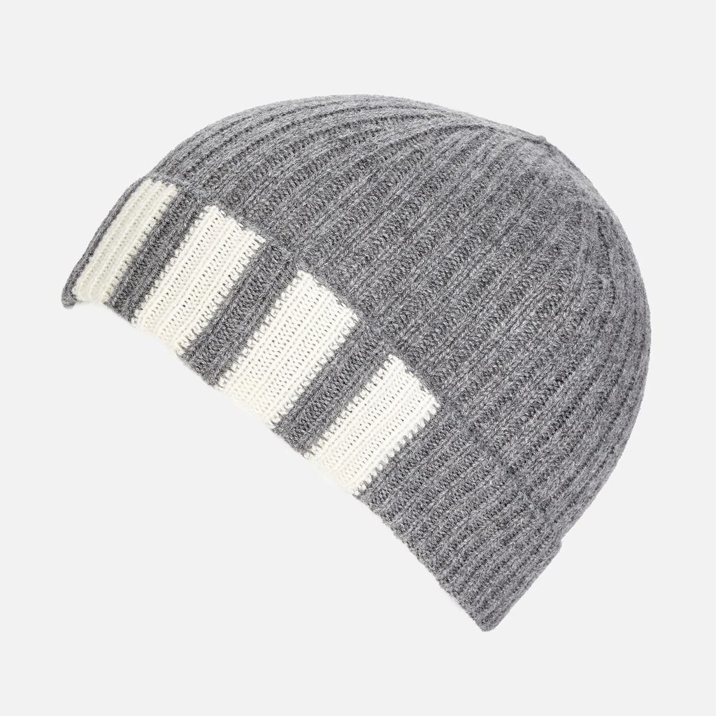 商品Thom Browne|Thom Browne Men's 4-Bar Cashmere Beanie - Med Grey,价格¥2075,第2张图片详细描述