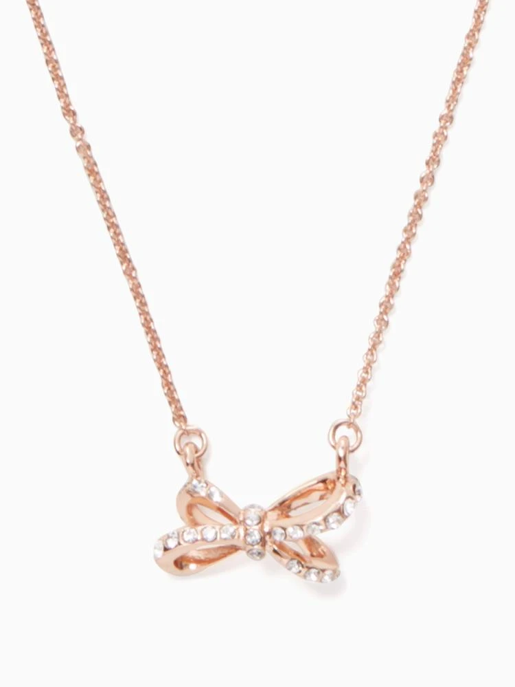 商品Kate Spade|tied up pave bow pendant,价格¥141,第1张图片