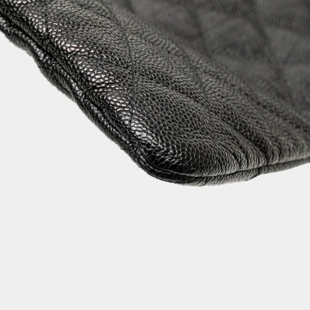 Chanel Black Caviar Quilted Boy O Case Medium Clutch Bag 商品