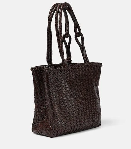 商品Lemaire|M号锯齿花纹皮革托特包,价格¥8261,第4张图片详细描述