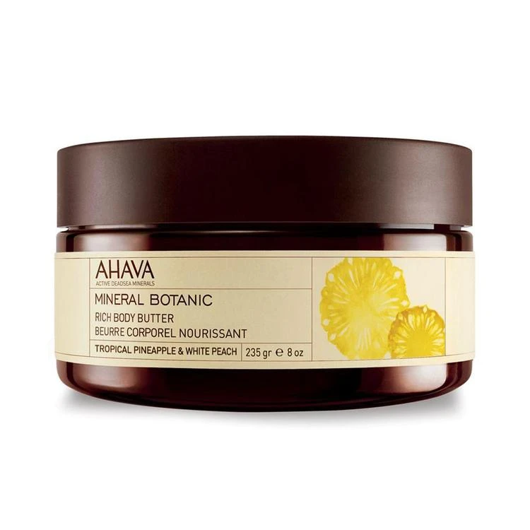 商品AHAVA|Mineral Botanic Tropical Pineapple & White Peach Rich Body Butter,价格¥225,第1张图片