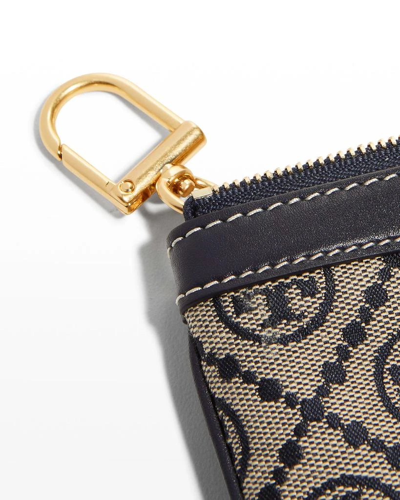 商品Tory Burch|T Monogram Pouch Card Case Holder,价格¥998,第4张图片详细描述