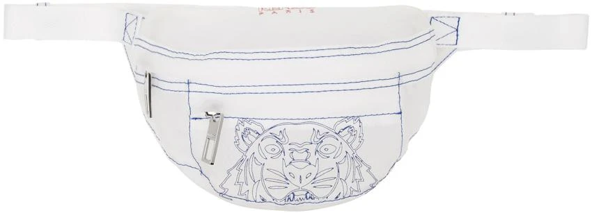 商品Kenzo|White Sport Logo Bum Bag,价格¥676,第1张图片