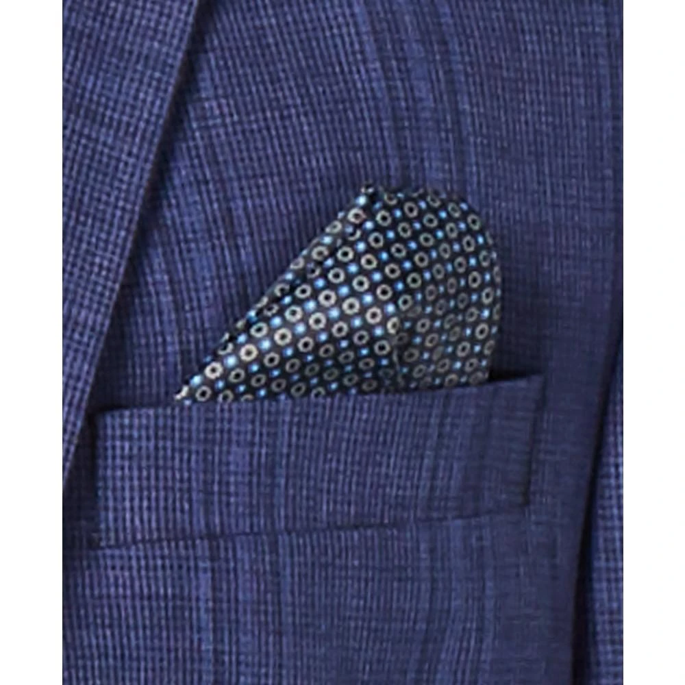 Men's Classic-Fit UltraFlex Stretch Blue Plaid Suit Jacket 商品