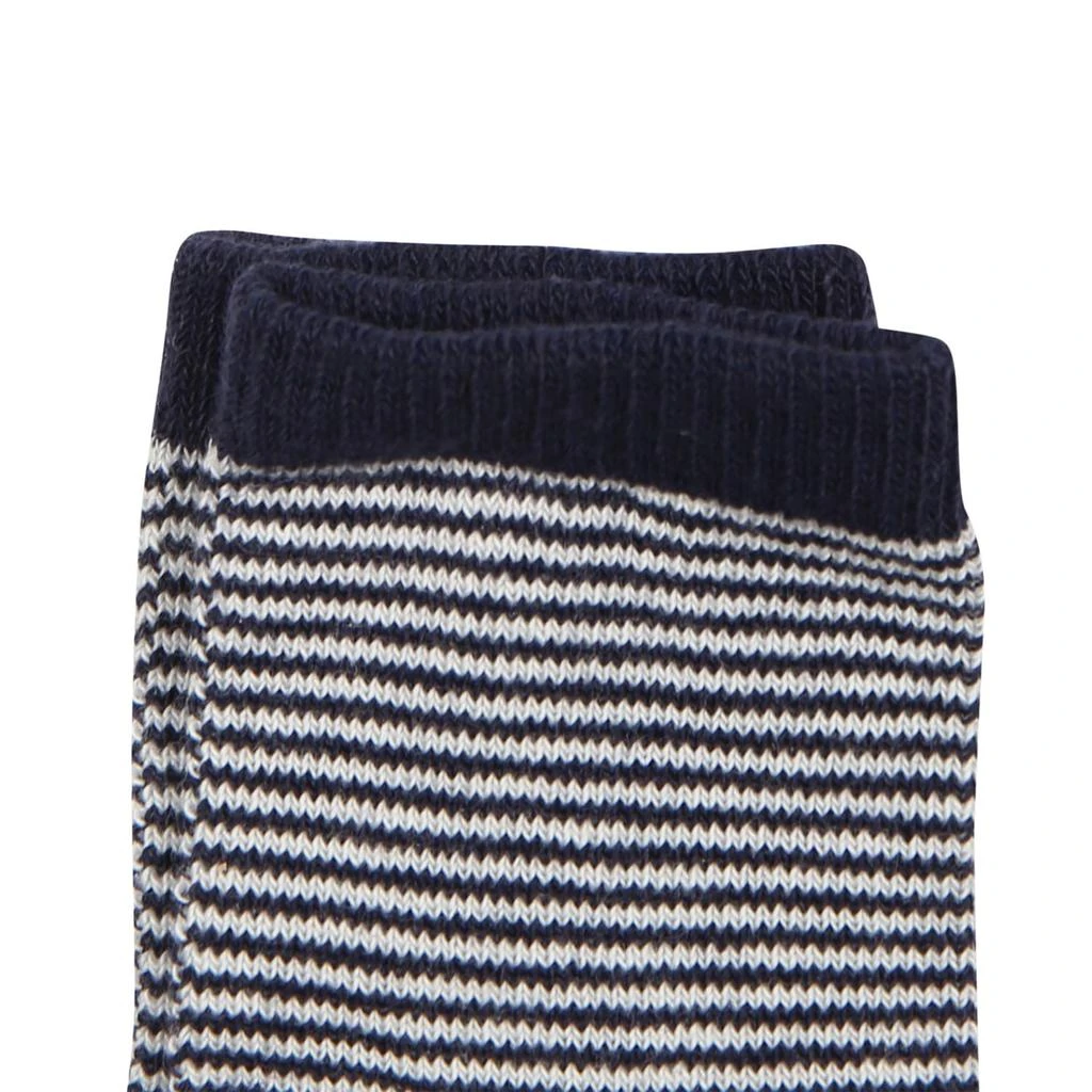 商品PETIT BATEAU|Blue Socks For Baby Boy With Stripes,价格¥391,第2张图片详细描述