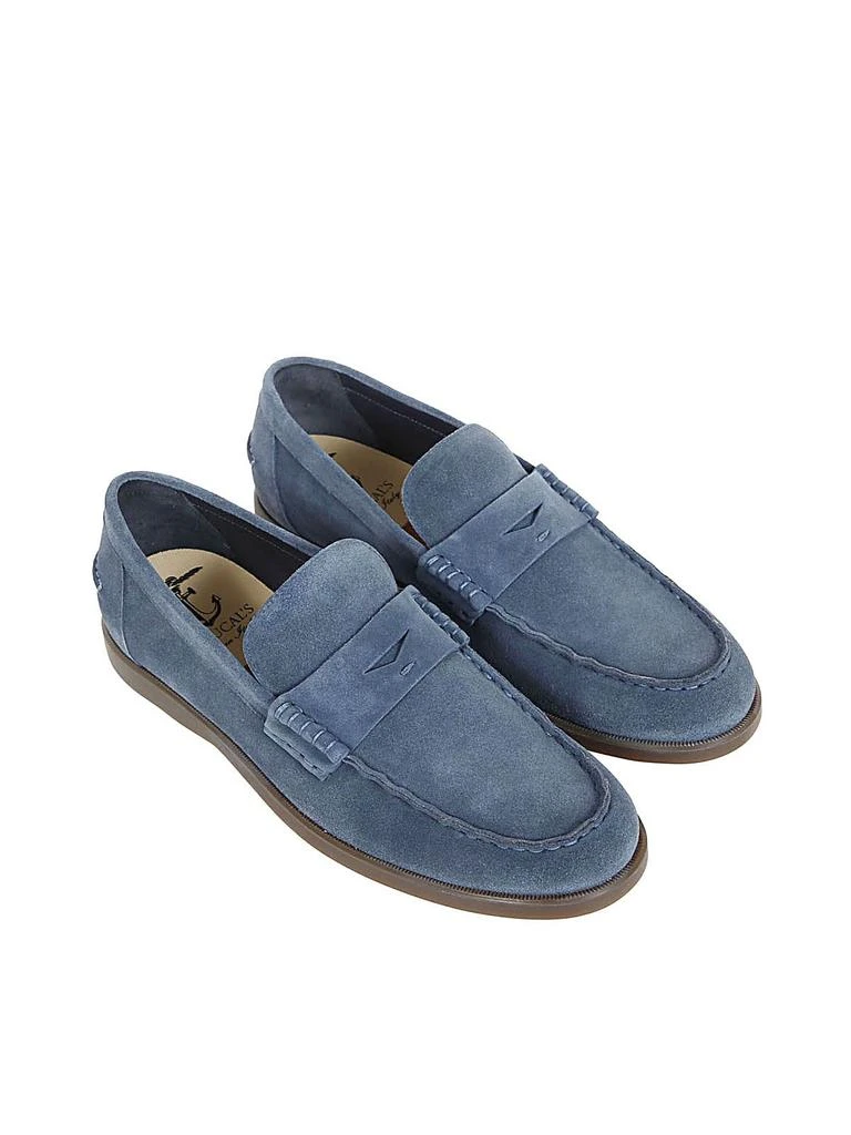 商品DOUCAL'S|Doucal's men's blue other materials loafers,价格¥2560,第3张图片详细描述