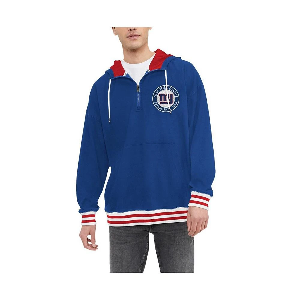 商品Tommy Hilfiger|Men's Royal New York Giants Aaron Quarter-Zip Hoodie,价格¥736,第1张图片