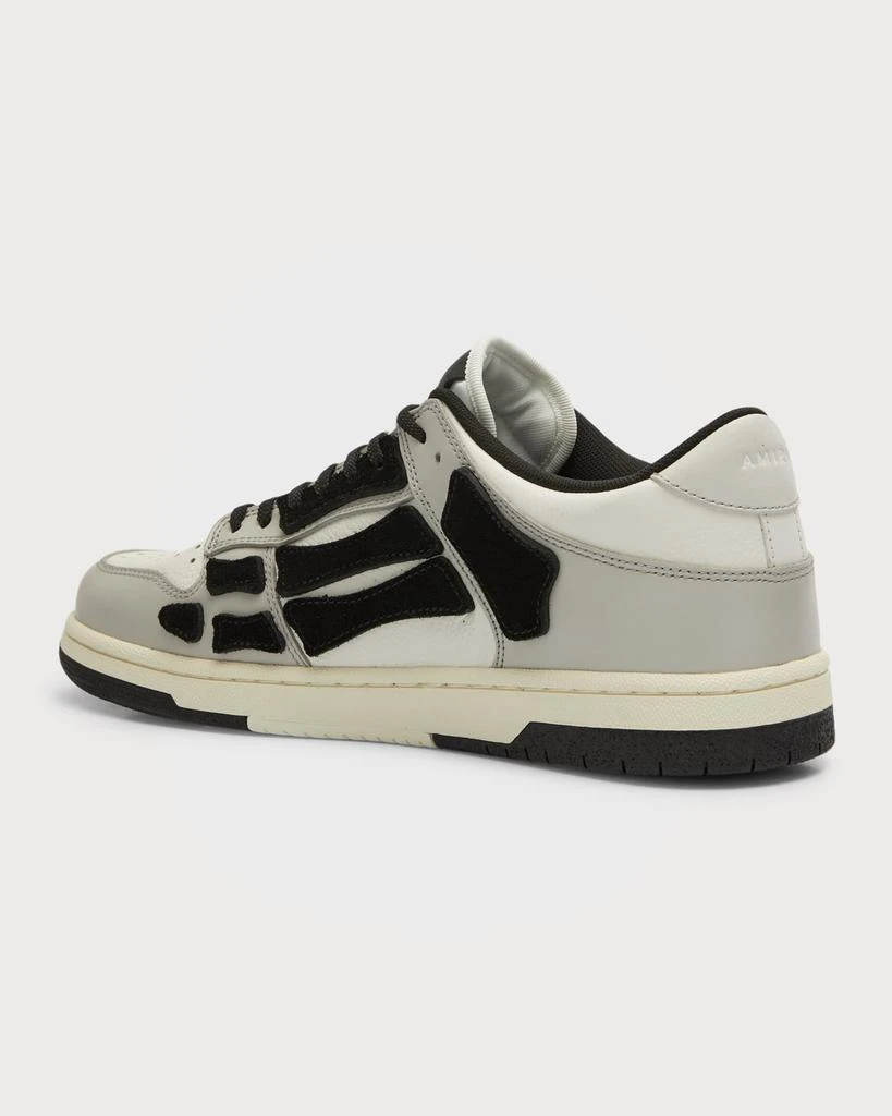 商品AMIRI|Men's Skeleton Appliqué Leather Low-Top Sneakers,价格¥2738,第5张图片详细描述