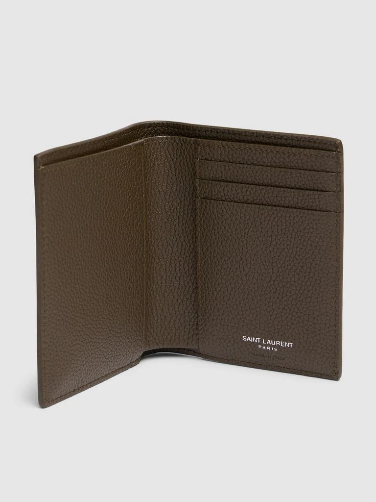 商品Yves Saint Laurent|Tiny Cassandre Leather Wallet,价格¥3257,第3张图片详细描述