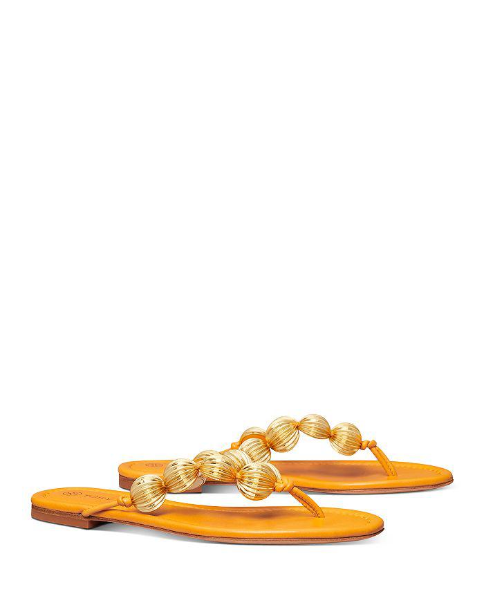 Women's Capri Beaded Thong Sandals商品第1张图片规格展示