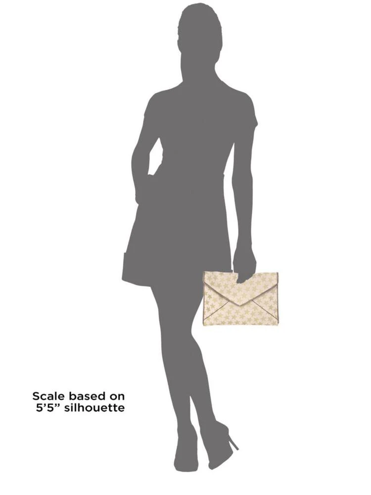 商品Rebecca Minkoff|Glitter Leo Suede Clutch,价格¥285,第3张图片详细描述
