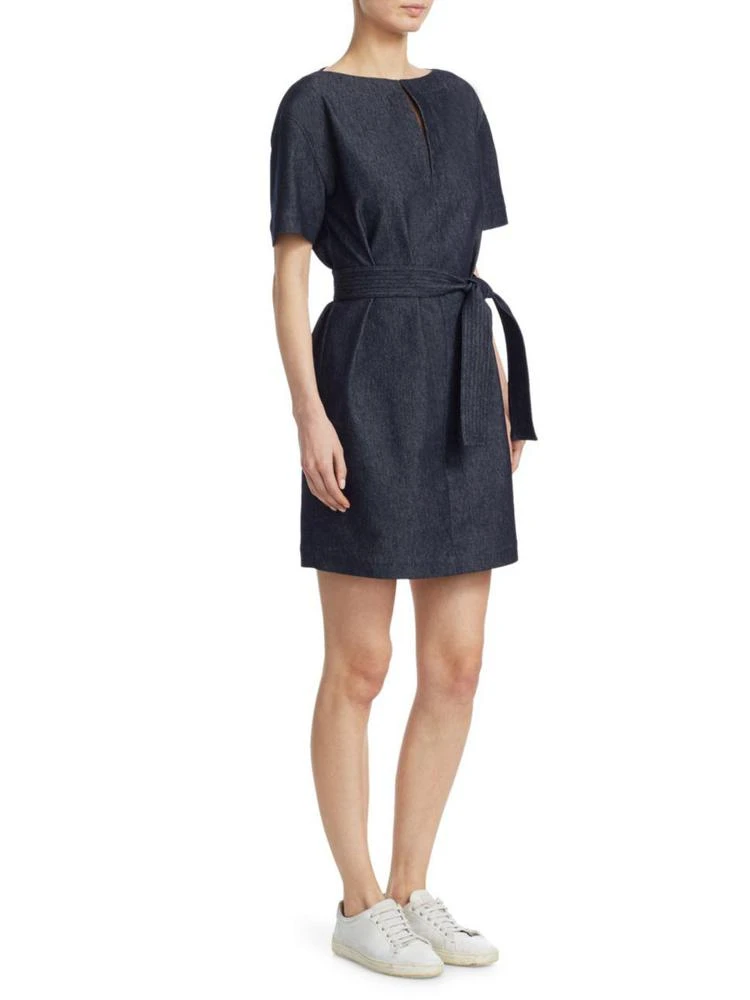 商品Theory|Theory - Belted Denim Shift Dress,价格¥1479,第1张图片