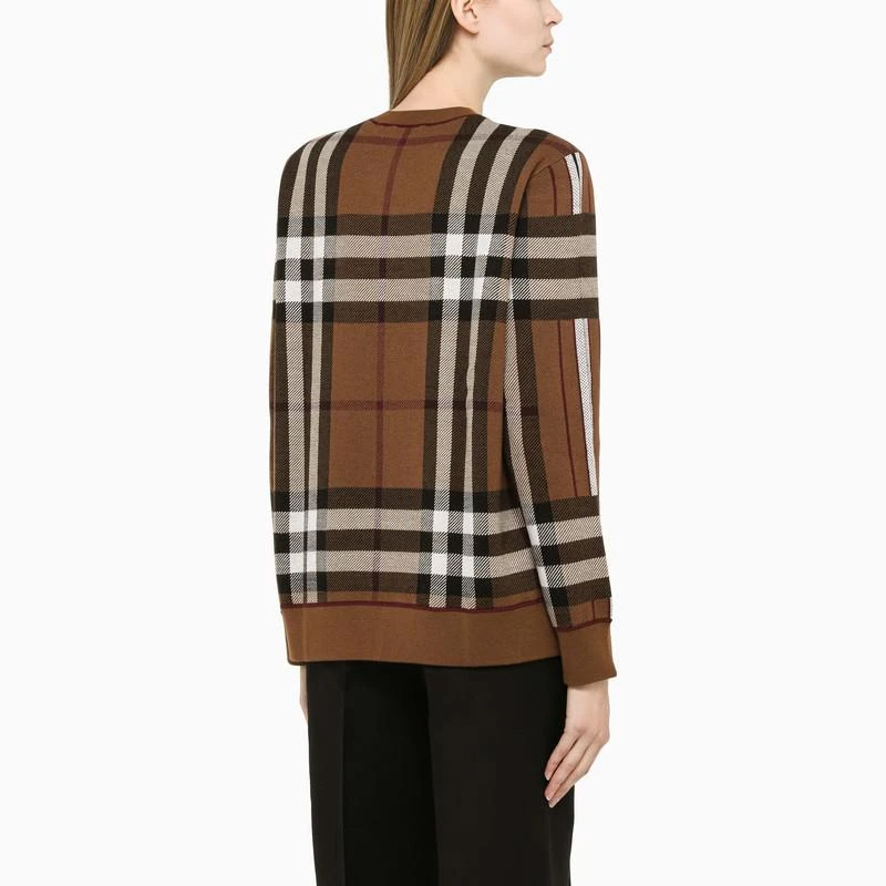 商品Burberry|Wool tartan crew neck sweater,价格¥6634,第3张图片详细描述