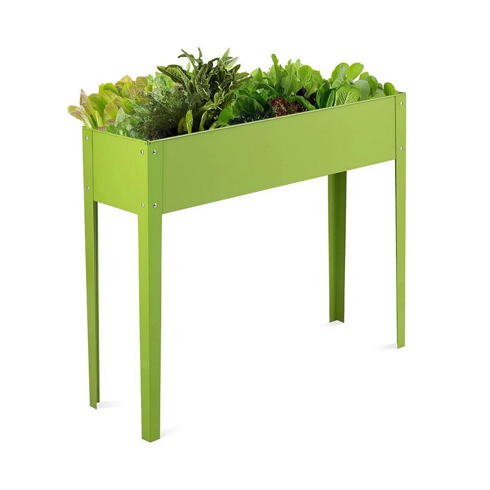 商品Costway|40''x12'' Outdoor Elevated Garden Plant Stand Raised Tall Flower Bed,价格¥489,第1张图片
