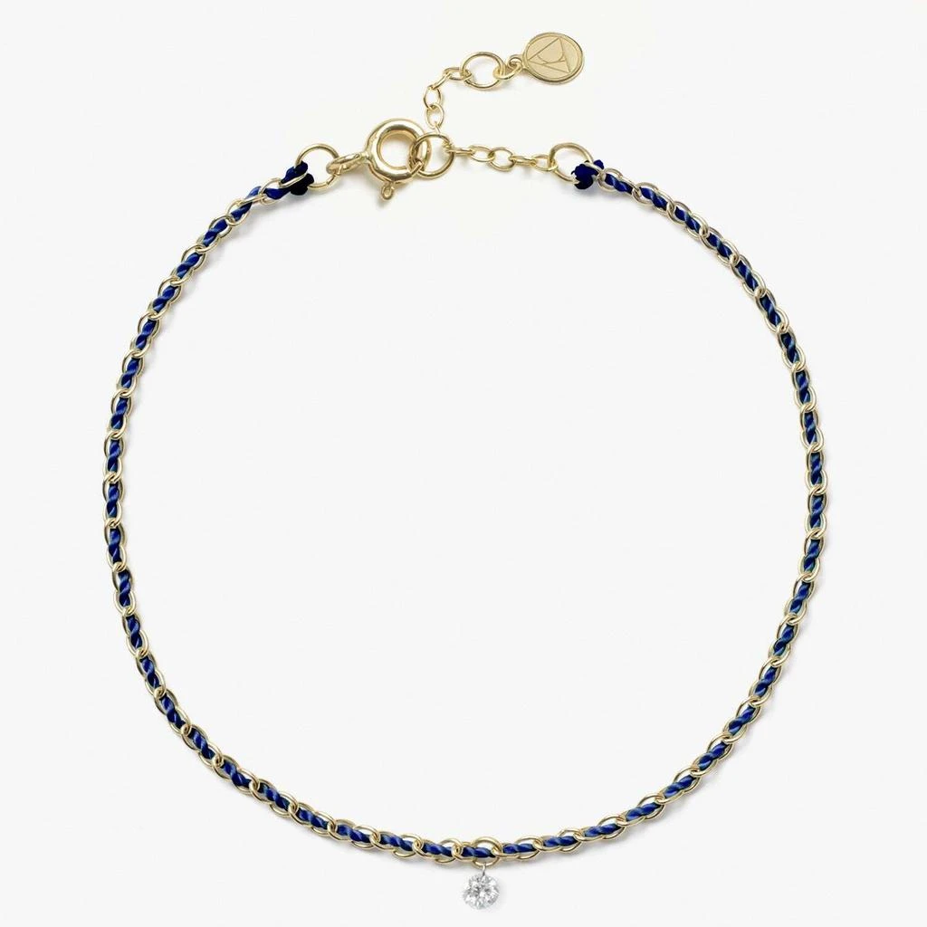 商品The Alkemistry|Auric chain & thread & diamond bl -navy,价格¥4050,第1张图片