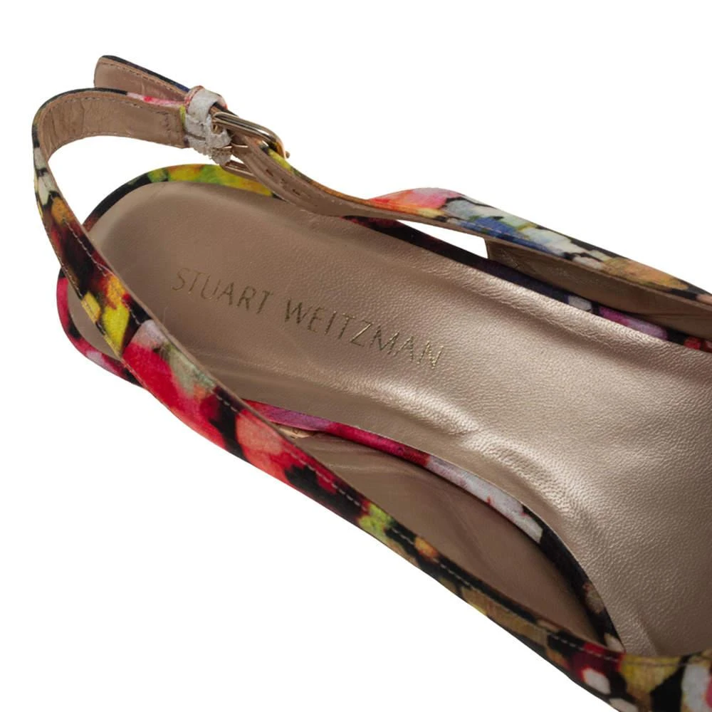 Stuart Weitzman Multicolor Brocade Fabric Cork Wedge Sandals Size 43.5 商品