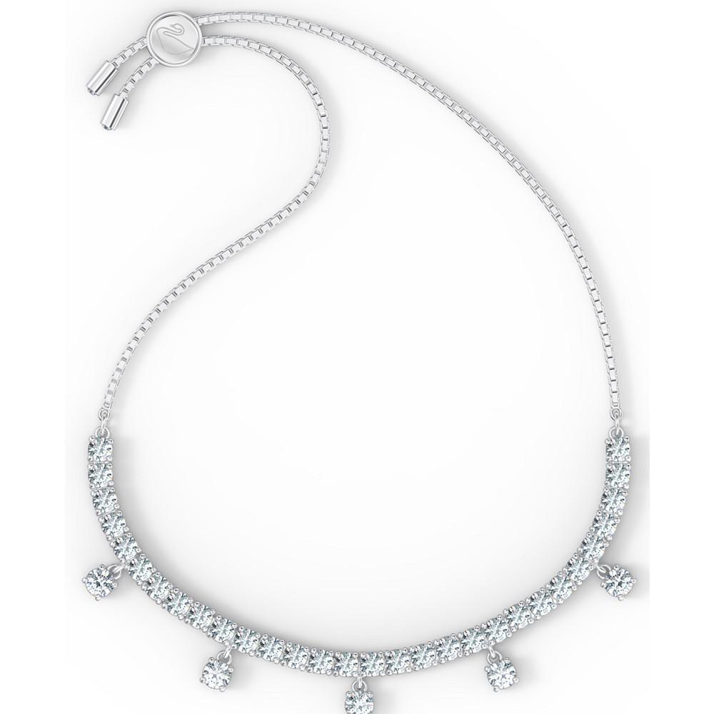 商品Swarovski|Silver-Tone Crystal Slider Bracelet,价格¥1100,第5张图片详细描述