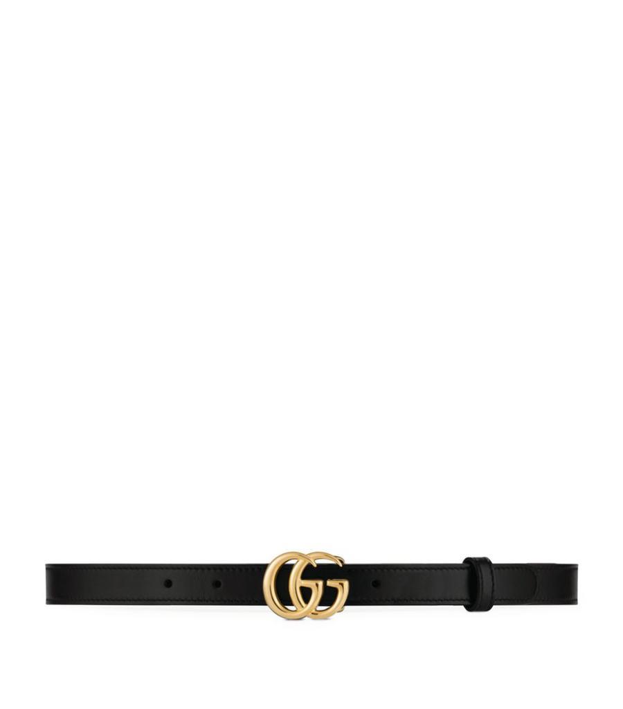 商品Gucci|Leather Marmont Belt,价格¥2591,第1张图片