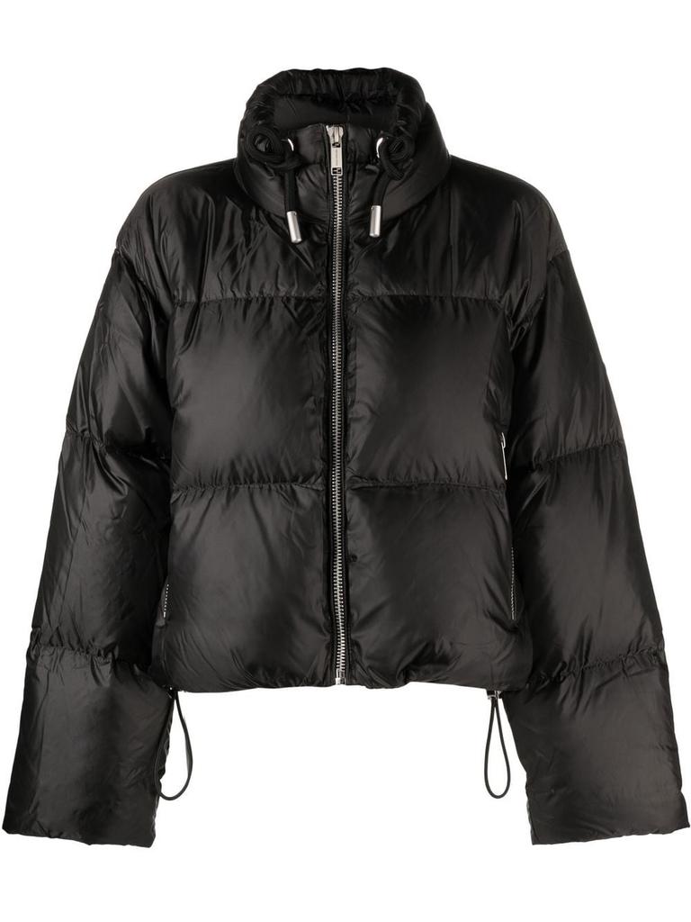 MICHAEL MICHAEL KORS - Hooded Cropped Down Jacket商品第1张图片规格展示