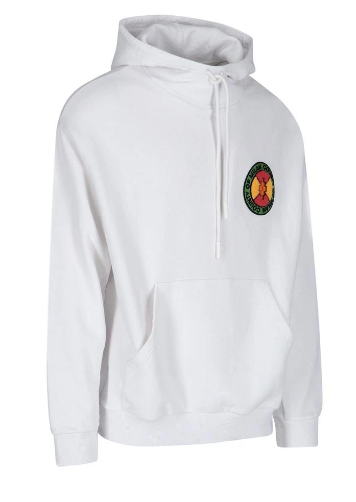 商品Marcelo Burlon|Marcelo Burlon County Of Milan County Park-Patch Drawstring Hoodie,价格¥1976,第3张图片详细描述