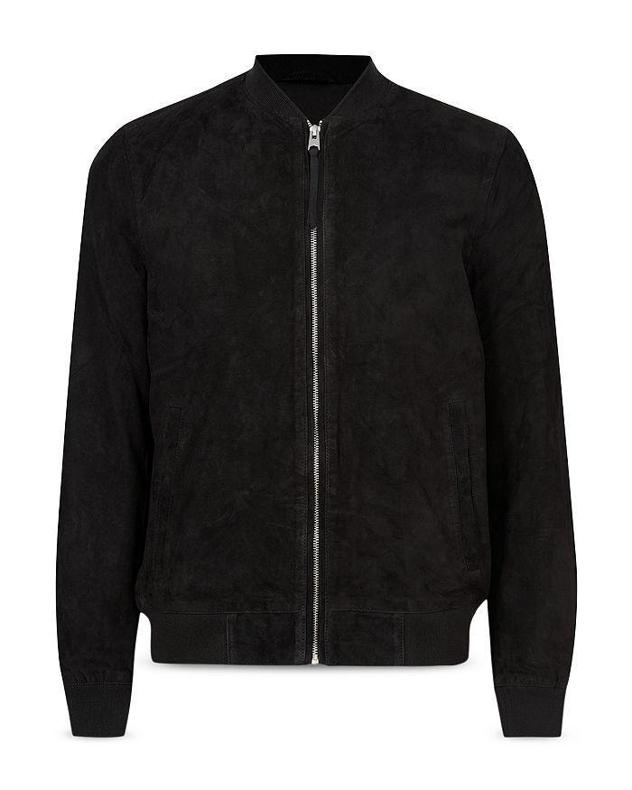 商品ALL SAINTS|Ronan Leather Bomber Jacket,价格¥3718,第7张图片详细描述