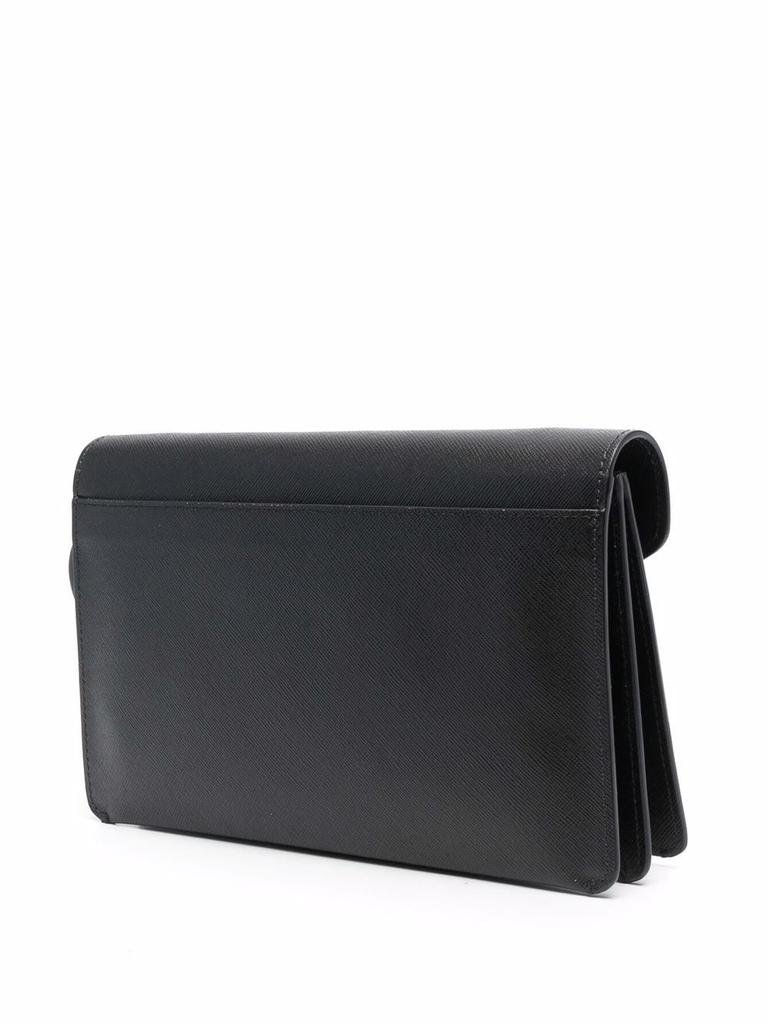 Marni Women's  Black Leather Shoulder Bag商品第3张图片规格展示