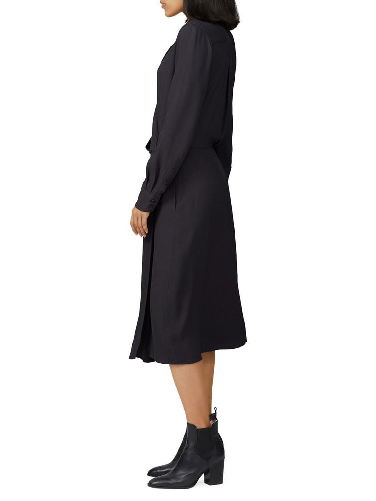 Dean Notch Lapel Midi Dress商品第3张图片规格展示
