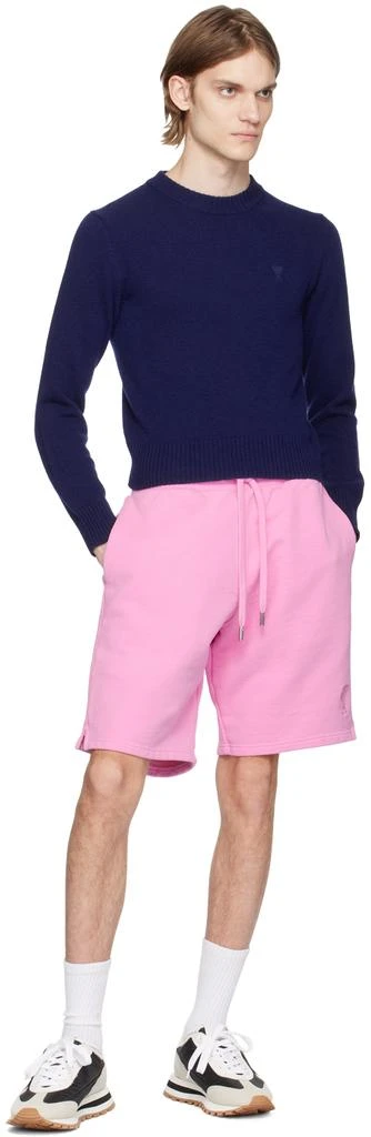 商品AMI|Pink Ami De Cœur Shorts,价格¥2526,第4张图片详细描述