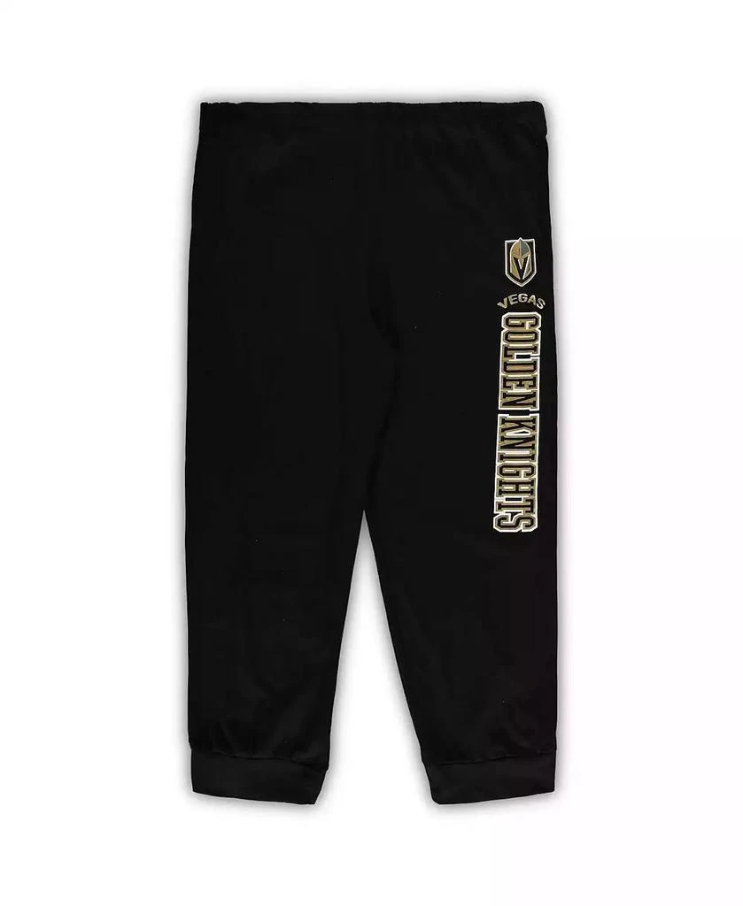 商品Concepts Sport|Men's Black Vegas Golden Knights Big and Tall Pullover Hoodie and Joggers Sleep Set,价格¥471,第4张图片详细描述