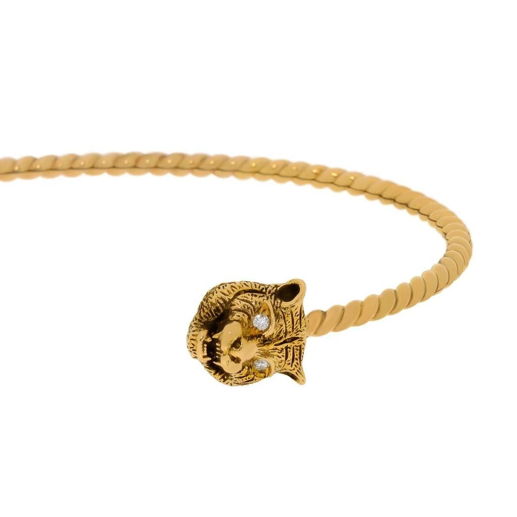 商品Gucci|Gucci Le Marche Des Merveilles 18K Yellow Gold, Diamond Cuff Bracelet YBA526320001016,价格¥25452,第3张图片详细描述