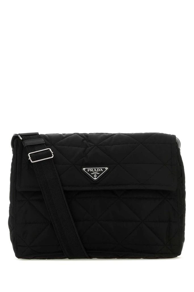 商品Prada|Prada Triangle-Logo Quilted Crossbody Bag,价格¥22104,第1张图片