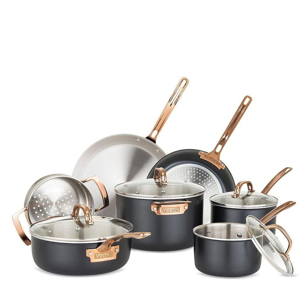 商品Viking|3 Ply 11 Pc Cookware Set,价格¥4478,第1张图片