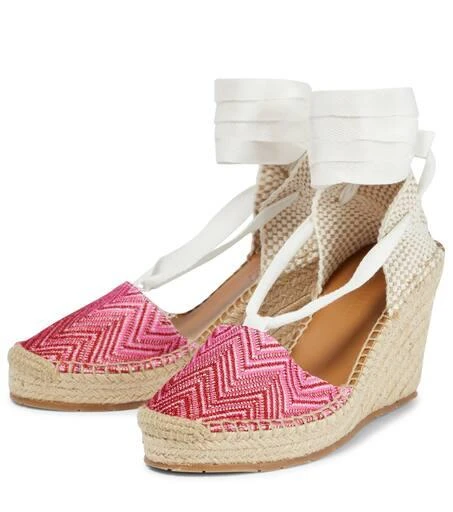 商品Missoni|Zig-zag metallic wedge espadrilles,价格¥1863,第5张图片详细描述