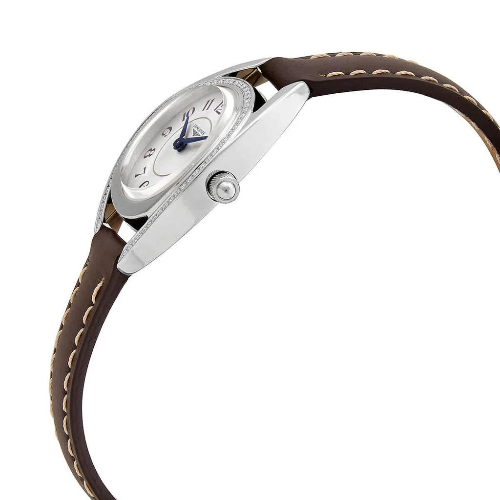 商品Longines|Equestrian Quartz Diamond White Dial Ladies Watch L6.135.0.73.2,价格¥8526,第2张图片详细描述