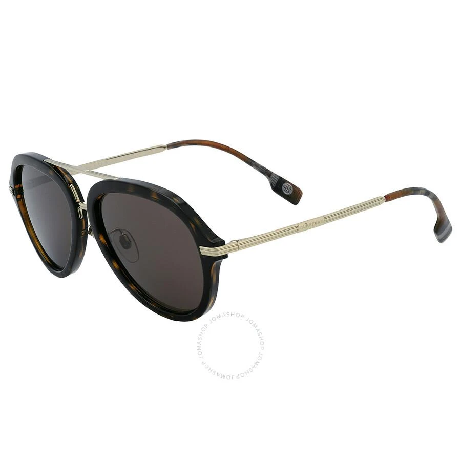 商品Burberry|Jude Brown Pilot Men's Sunglasses BE4377 300273 58,价格¥951,第3张图片详细描述