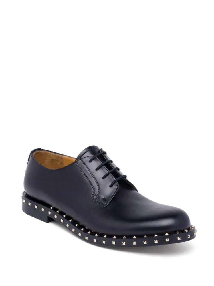 商品Valentino|Men's Studded Leather Lace-Up Derby Shoes,价格¥3920,第1张图片