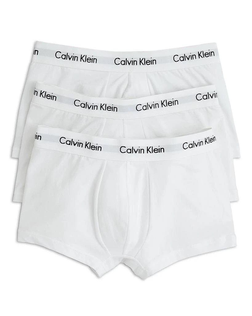 商品Calvin Klein|男士纯棉低腰内裤 3件装,价格¥136,第1张图片详细描述