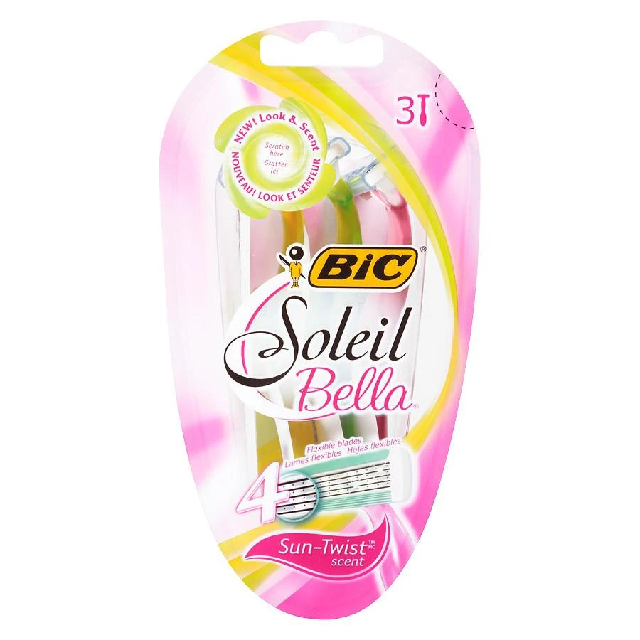 商品BIC|Soleil Bella for Women, Disposable Shaver Scented,价格¥56,第1张图片