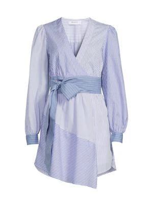 商品Bailey 44|Gem Stripe Cotton Mini Dress,价格¥395,第3张图片详细描述