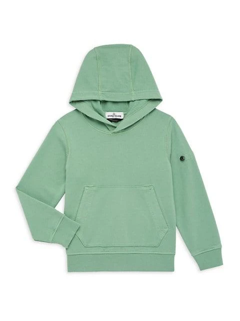 商品Stone Island|Little Boy's &amp; Boy's Cotton Hoodie,价格¥743,第3张图片详细描述