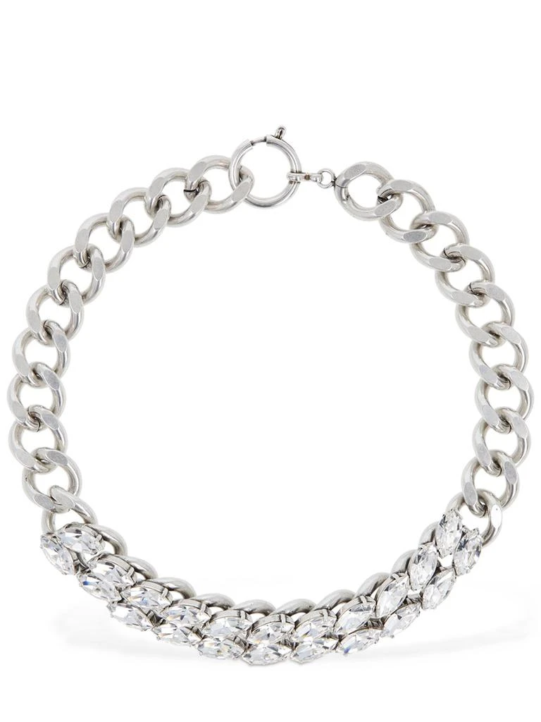 商品Isabel Marant|The Embrace Crystal Collar Necklace,价格¥1709,第1张图片