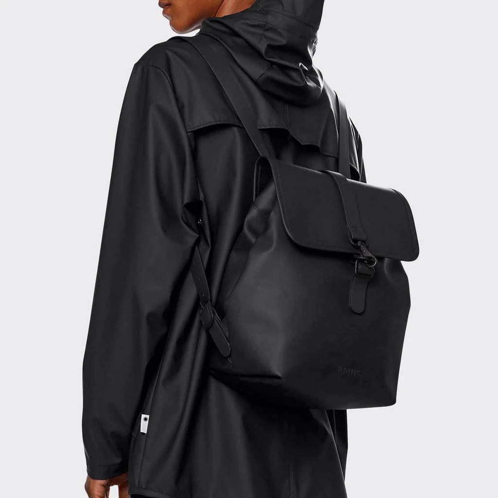 商品RAINS|Rains Bucket Backpack - Black,价格¥667,第3张图片详细描述